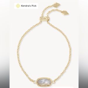 Kendra Scott Elaine Adjustable Gold Bracelet